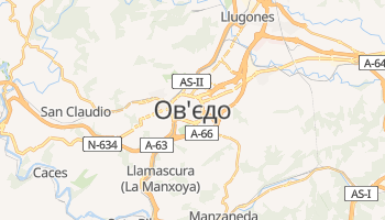 Овєдо - детальна мапа