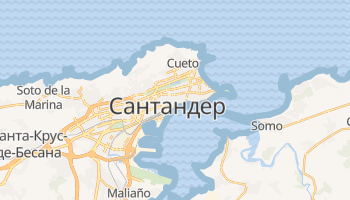 Сантандер - детальна мапа