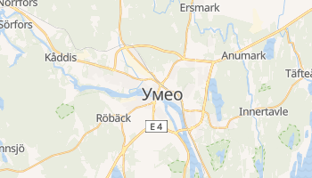 Умео - детальна мапа