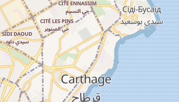 Карфаген - детальна мапа