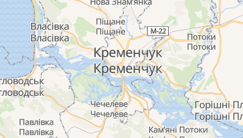 Кременчук - детальна мапа