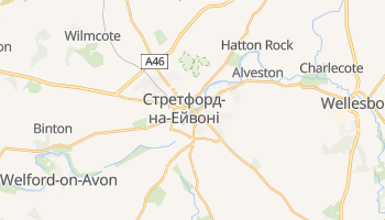Стретфорд-на-Ейвоні - детальна мапа