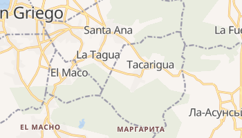 Акарігуа - детальна мапа