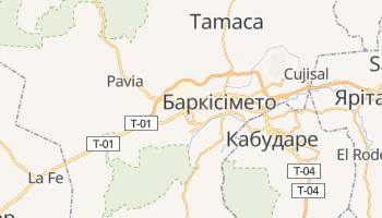 Баркісімето - детальна мапа