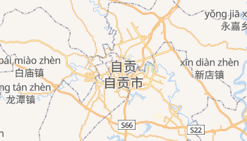 自贡市 - 在线地图