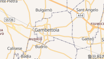 甘贝托拉 - 在线地图