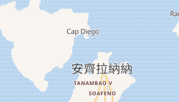 马达加斯加 - 在线地图