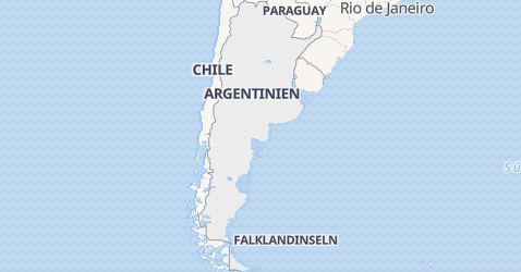 Karte von Argentinien