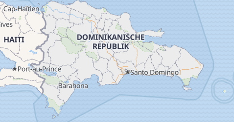 Karte von Dominikanische Republik