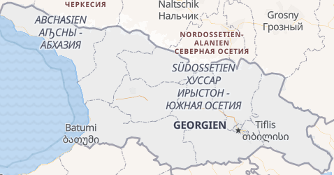Karte von Georgien