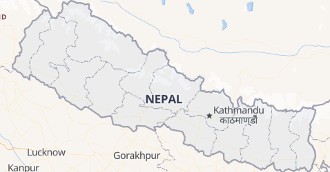 Karte von Nepal