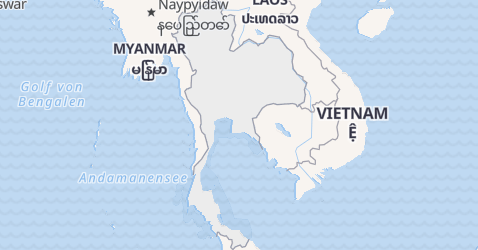 Karte von Thailand