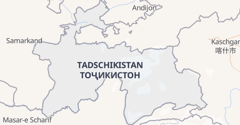 Karte von Tadschikistan