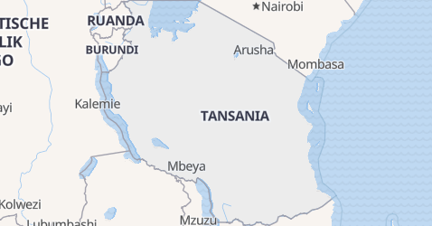 Karte von Tansania