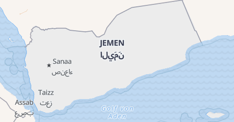 Karte von Jemen