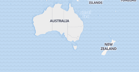 Australien kort
