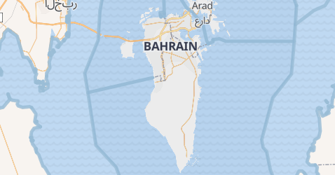 Bahrain kort