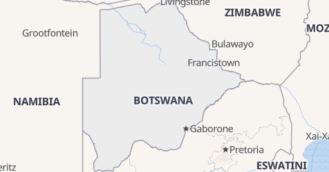 Botswana kort