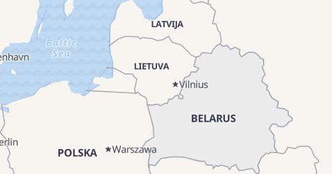 Hviderusland kort