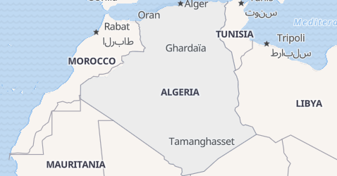 Algeriet kort