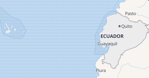 Ecuador kort