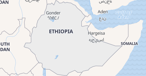 Etiopien kort