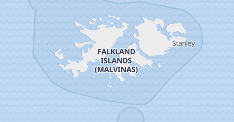 Falklandsøerne (Storbritannien) kort