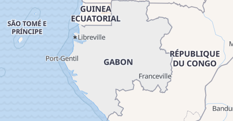 Gabon kort