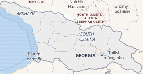 Georgien kort