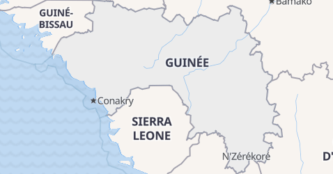 Guinea kort