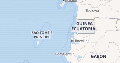 Ækvatorialguinea kort