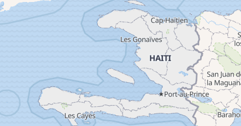 Haiti kort