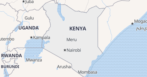 Kenya kort