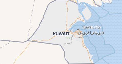 Kuwait kort