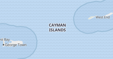Caymanøerne kort
