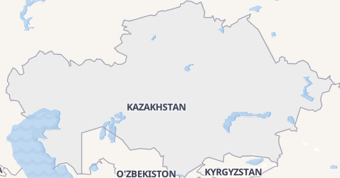 Kasakhstan kort