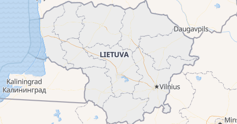 Litauen kort