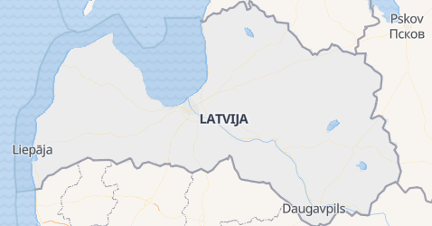 Letland kort