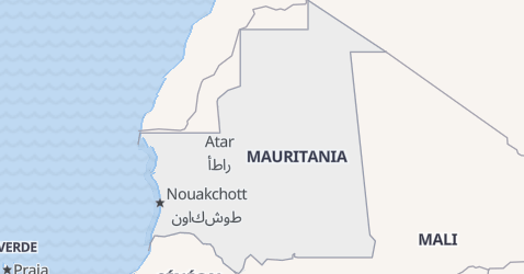 Mauretanien kort