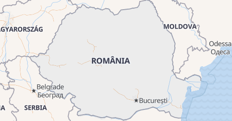 Rumænien kort