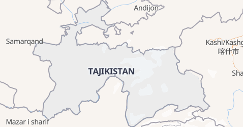 Tadsjikistan kort