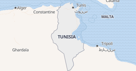 Tunesien kort