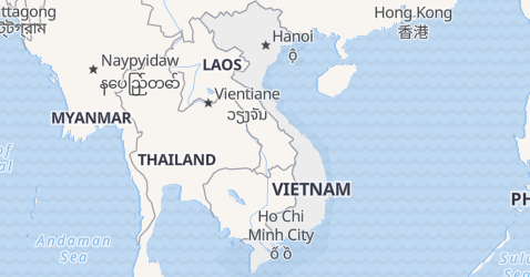 Vietnam kort