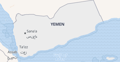 Yemen kort