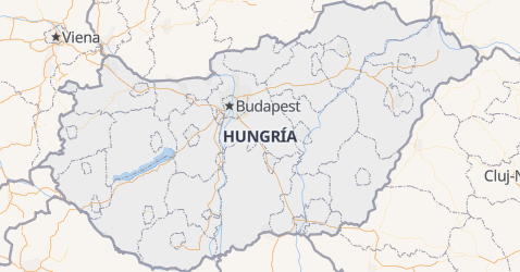 Mapa de Hungría