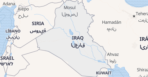 Mapa de Iraq