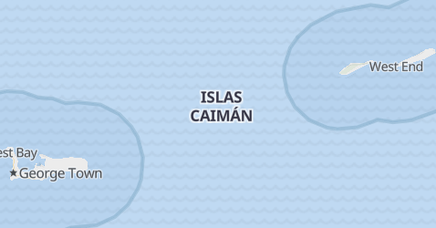 Mapa de Islas Caimán