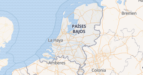 Mapa de Países Bajos