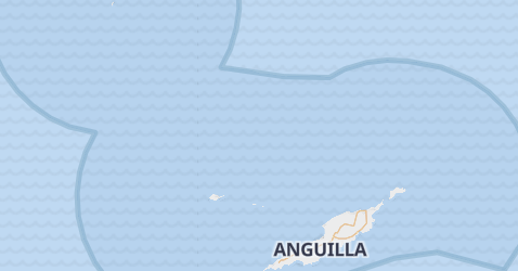 Carte de Anguilla