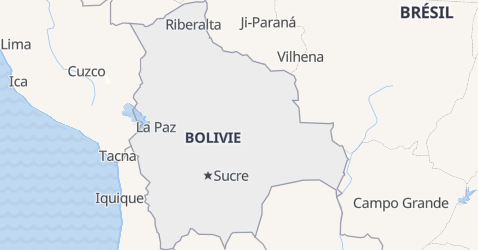 Carte de Bolivie